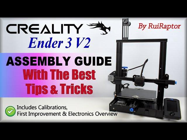 Creality Ender 3 V2 - ASSEMBLY GUIDE With Tips & Tricks