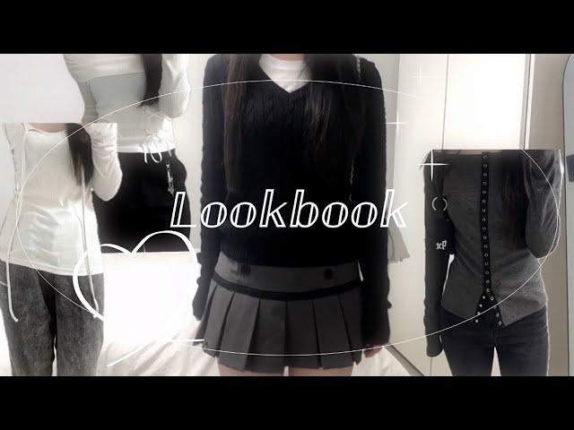 Lookbook) ღ 무채색데일리코디 ღ | 페일제이드 | 쓰리타임즈 | 헬레네파리스 | 시너진 | 셋업이엑스이