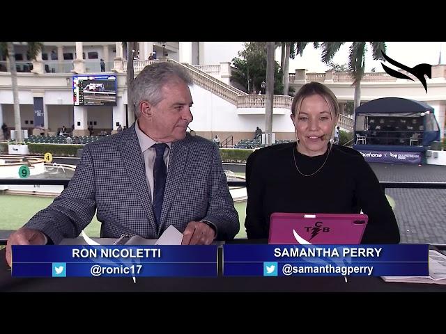 Gulfstream Park: Ron Nicoletti and Samantha Perry Preview Wednesday's Rainbow 6