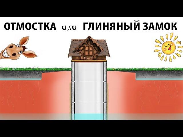 Глиняный замок питьевого колодца.