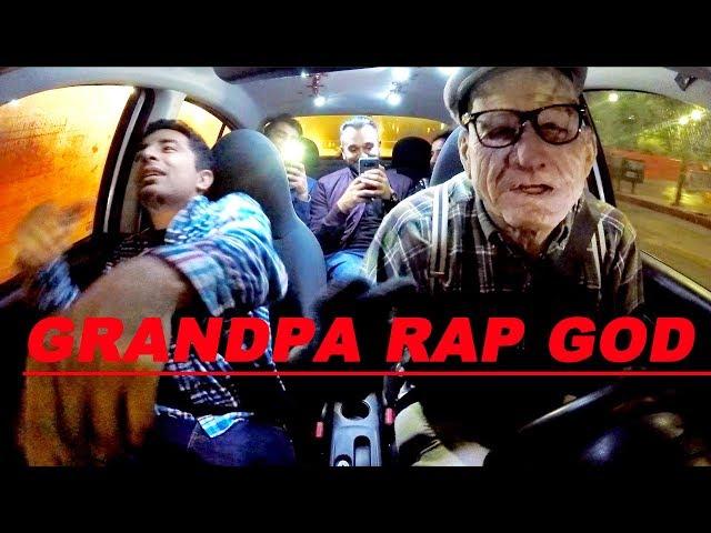 Grandpa Uber Driver KILLS Rap God at 120% Speed!!!