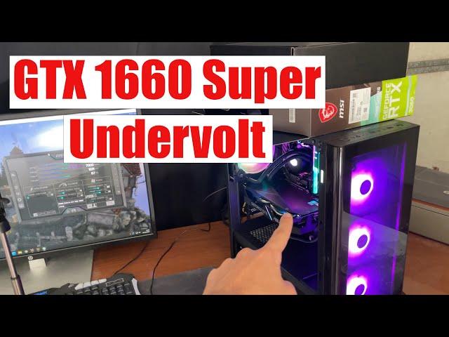 Undervolt your GTX 1660 Super for more FPS! - Tutorial