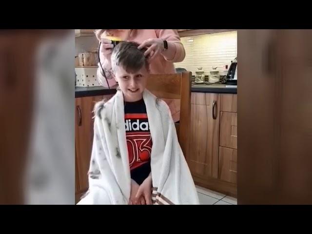 Bradwell boy shaves his head to raise money for 'NHS heroes'