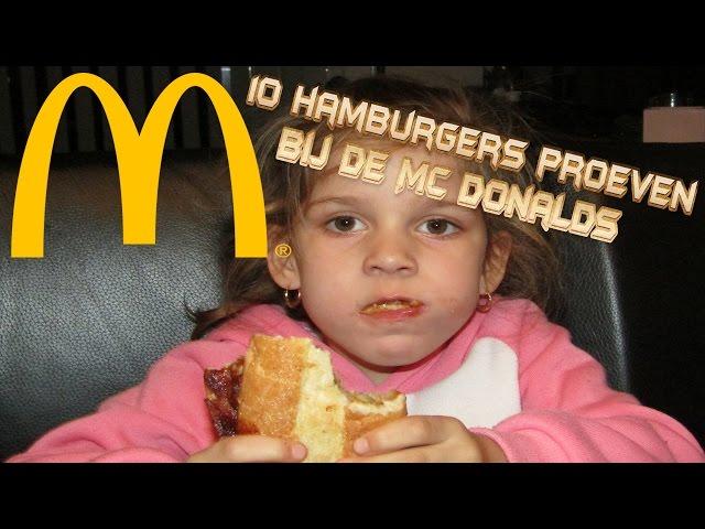 10 hamburgers proeven van Mc Donalds maar zijn we nou opgelicht?!