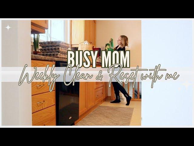 2025 Extreme Whole House Clean With Me | Realistic Busy Mom Weekly Reset & Cleaning Motivation