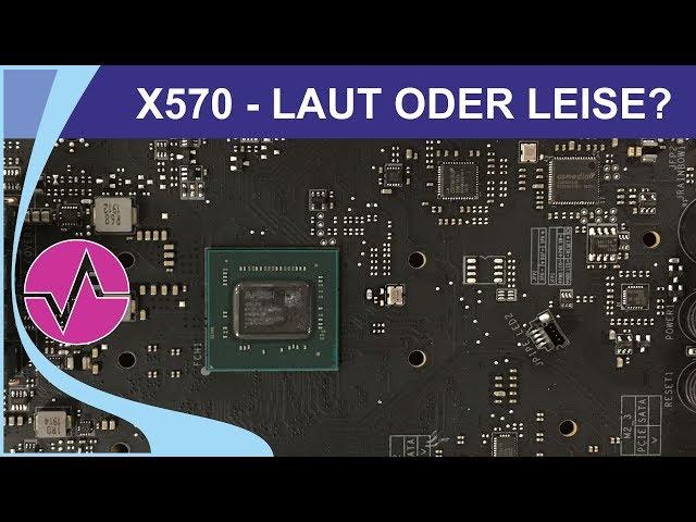 Laut oder leise? AMDs X570 Chipsatz-Kühlung mit Lüfterkurven und Semi-Passiv Modi im Detail!