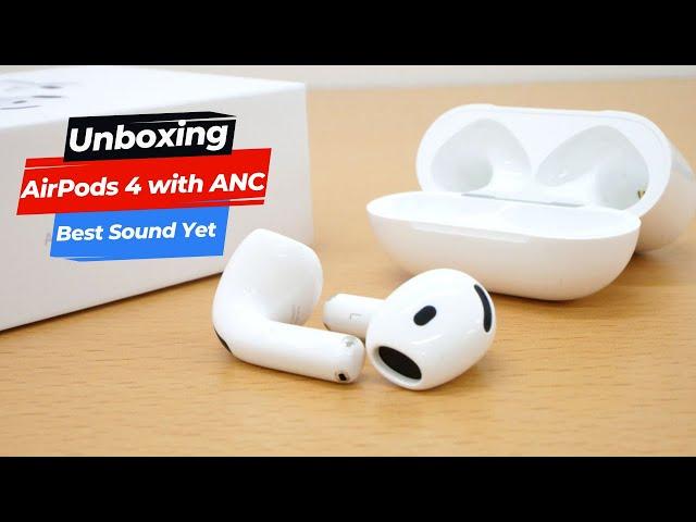 AirPods 4 with Active Noise Cancellation (ANC) Unboxing & Review | Best Sound Yet