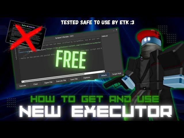 How to hack on Roblox! (product) pc executor syn X remak easy tutorial (byfron bypass) hacks