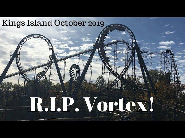 Kings Island October 2019 Footage (R.I.P. Vortex!)