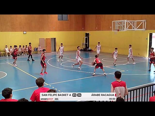 san Felipe Basket A vs Árabe Racagua - 27/12/2024