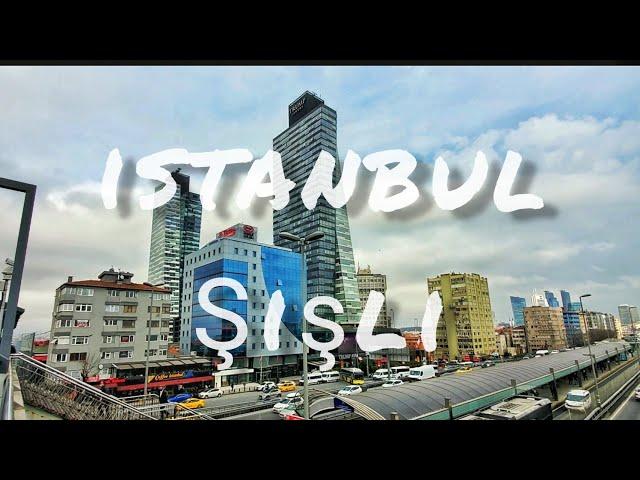 4K istanbul City Around Şişli District Walking Tour |4K Ultra HD