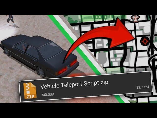 GTA SA - Vehicle Teleport Script | Android/IOS | MediaFire Link No Password #cleomod #gtasanandreas