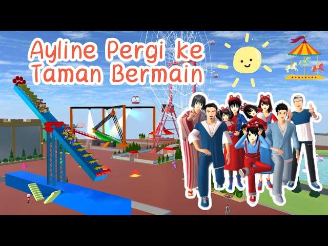 Celand Throwback Vlog | Baby Ayline Pergi ke Taman Bermain | Sakura School Simulator