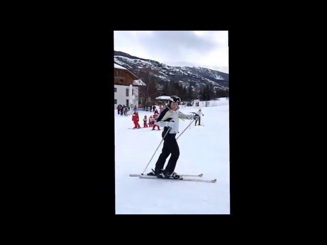 Sally Whiltshire showing Nordic Skills