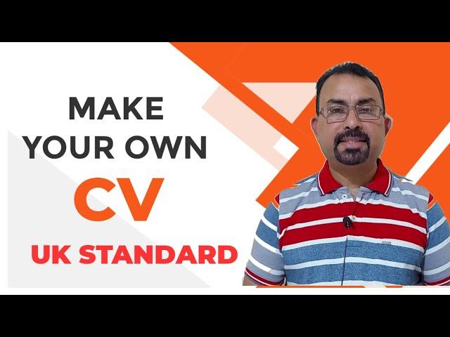 HOW TO MAKE A CURRICULUM VITAE (CV). FREE UK CV, QUICK AND EASY ONLY FOUR STEPS