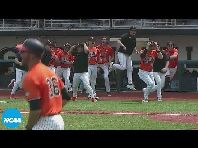 Full finish from Oklahoma State's regional walk-off upset of Georgia