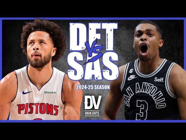 Pistons vs Spurs Full Game Highlights | Feb 21 | 2025 SEASON