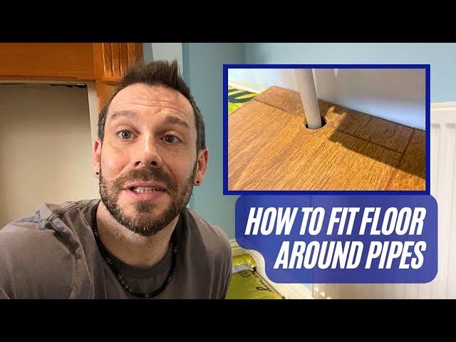 How to Fit Flooring around Radiator Pipes. 2 methods