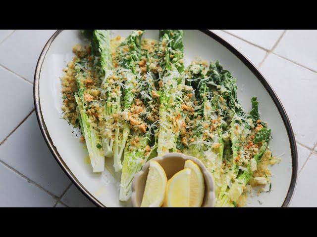 Caesar Salad Lettuce Spears Recipe