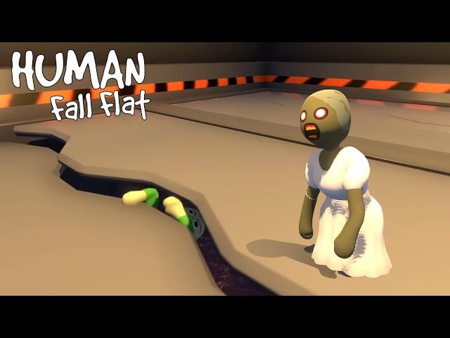 BALDI VS GRANNY GANG BEASTS BATTLE in HUMAN FALL FLAT