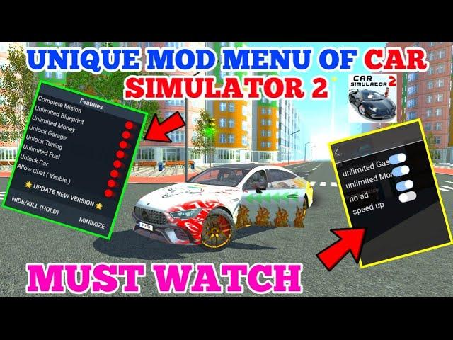 Trying Most Unique Mode Menu of Car Simulator 2 || Must Watch || Harsh in Game