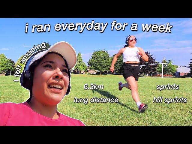 I Ran Everyday For A Week...AND IT CHANGED MY LIFE