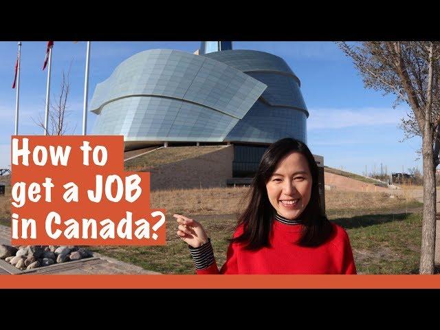 how to get a job in Canada