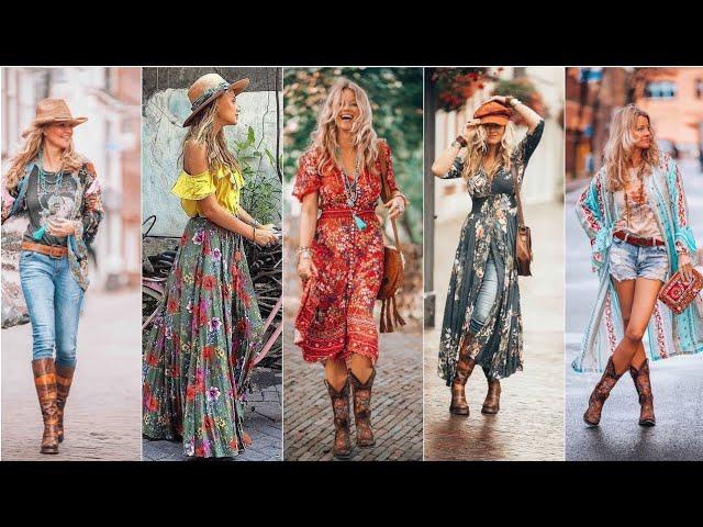 Stylish Bohemian Casual || Boho Chic Outfits 2020/2021 Style Ideas || Boho Outfits Inspirations