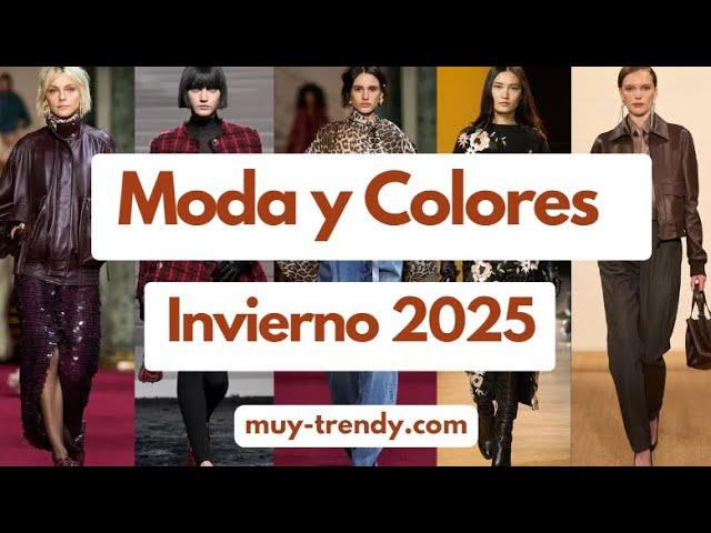 Moda otoño invierno 2025 - MUY TRENDY