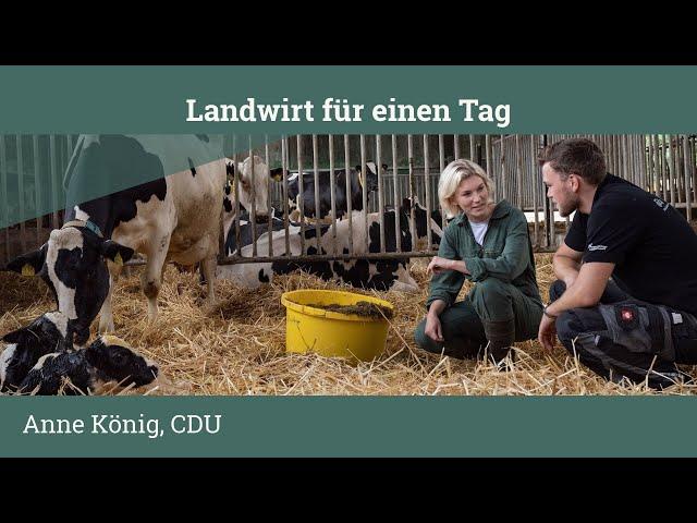 Landwirt für einen Tag - Politiker-Edition mit Anne König, CDU