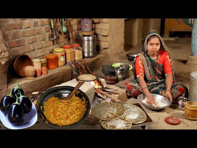 Gujarat Village Style Traditional Dinner Cooking || Village Food || Village Routine Life In India