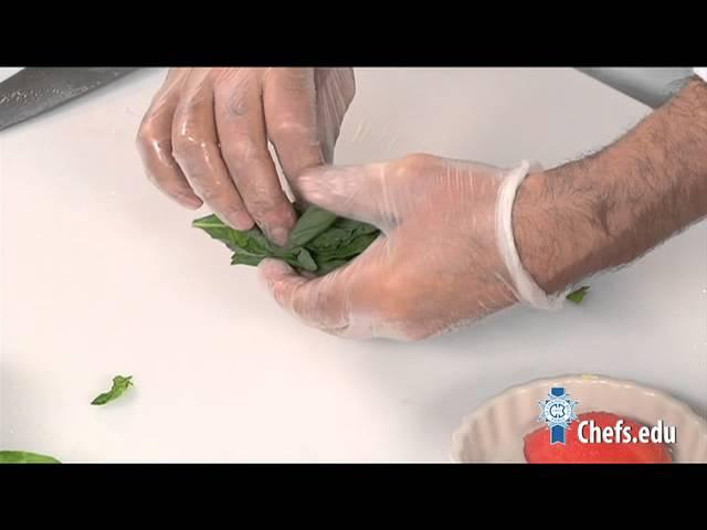 How to Chiffonade Basil