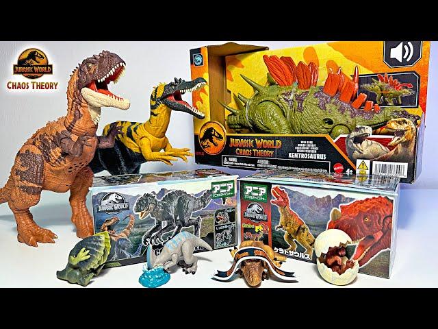 UNBOXING New Scorpios Rex, Ceratosaurus & Kentrosaurus! Jurassic World Chaos Theory New Toys!