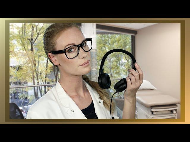 ASMR HEARING TEST EAR CLEANING EAR TO EAR BREATHY WHISPER