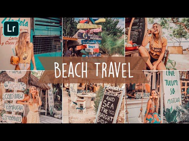 Beach Travel Preset - Lightroom Mobile Presets Free Dng Xmp | How To Edit Travel Preset 2020