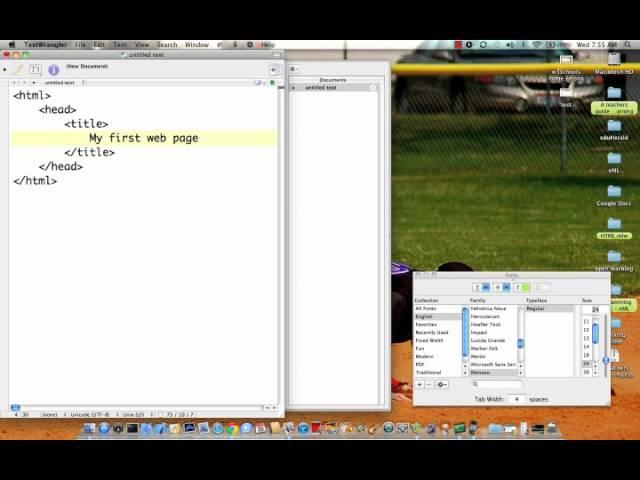 Learning HTML with Dr. Mark Winegar: Anatomy of a web page