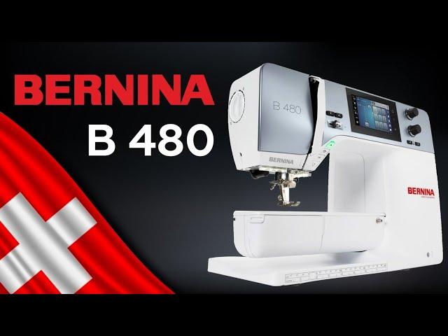 BERNINA B 480 -  швейцарская люкс швейная машина.  Обзор  Швейный тест  Оценка от Папа Швей