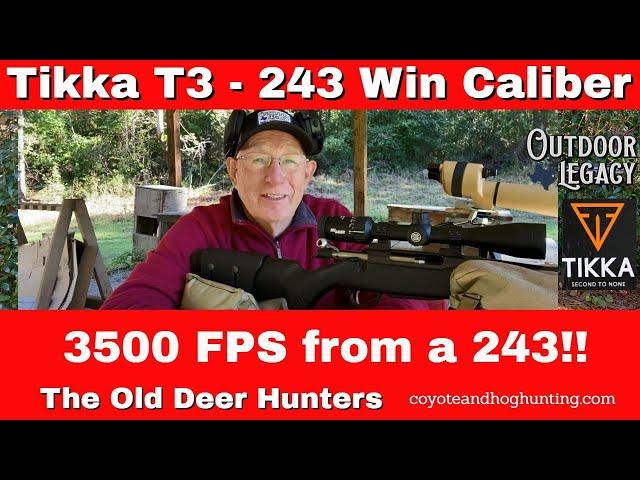 Tikka T3 243 Winchester | Accuracy & Velocity Test