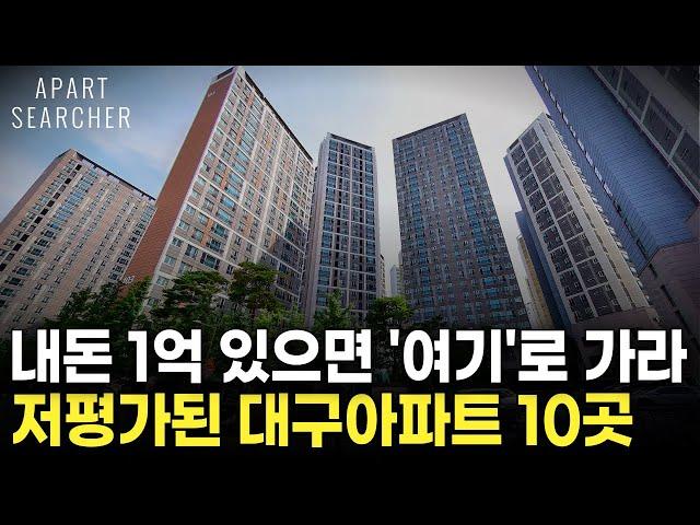 현금 1억 모았다면 '이 곳'도 가능합니다. 웬만한 수성구보다 좋은 대구 중상급지 아파트 BEST 10 매물을 소개합니다. [대구 아파트/부동산 전망/ 아파트 매매]