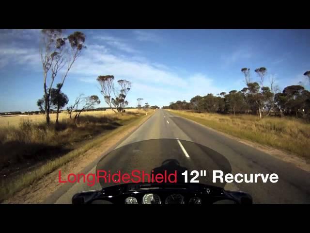 Harley 10"stock v LRS 12" Windscreen