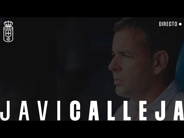 Rueda de Prensa Javi Calleja Real Oviedo - SD Huesca J17