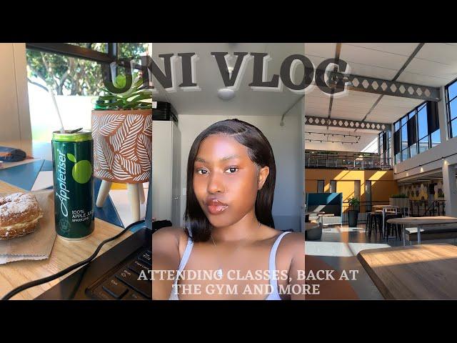 #univlog : campus with me, UWC student, back to gym and more || South African Youtuber