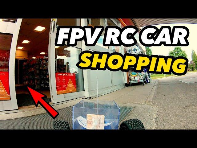 FPV RC Car Buying Food