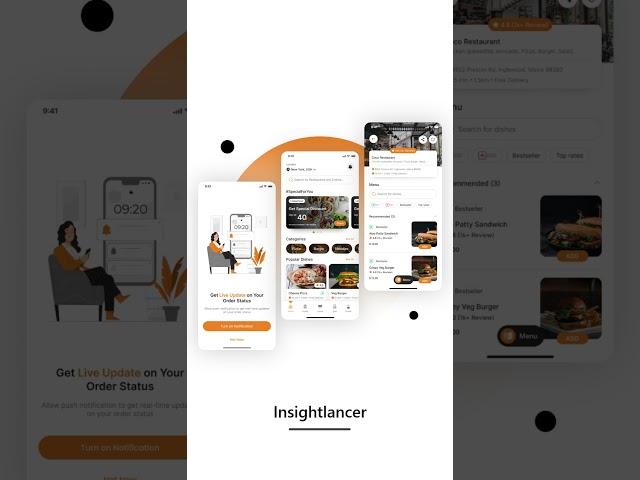Food Delivery Mobile App | UI UX | Figma | Hire Designer | Hire Figma Designer in USA