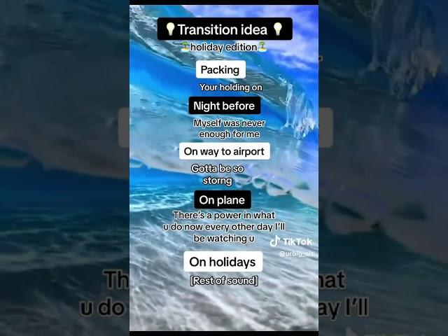 transition idea for vacation!!  #tiktok