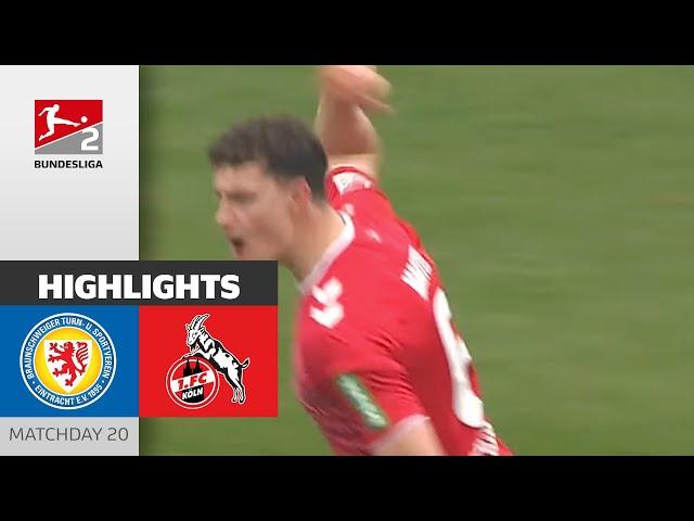 Köln Turns Game Around! | Eintracht Braunschweig - 1. FC Köln 1-2 | Highlights | Bundesliga 2