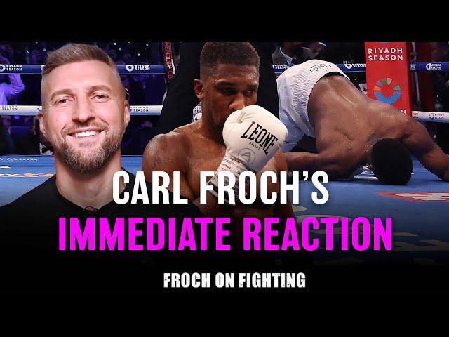 "Anthony Joshua is FINISHED! He got BULLIED." Carl Froch's BRUTAL assessment of AJ's loss