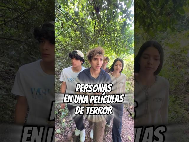 PERSONAS EN PELÍCULAS DE TERROR ‼️ 