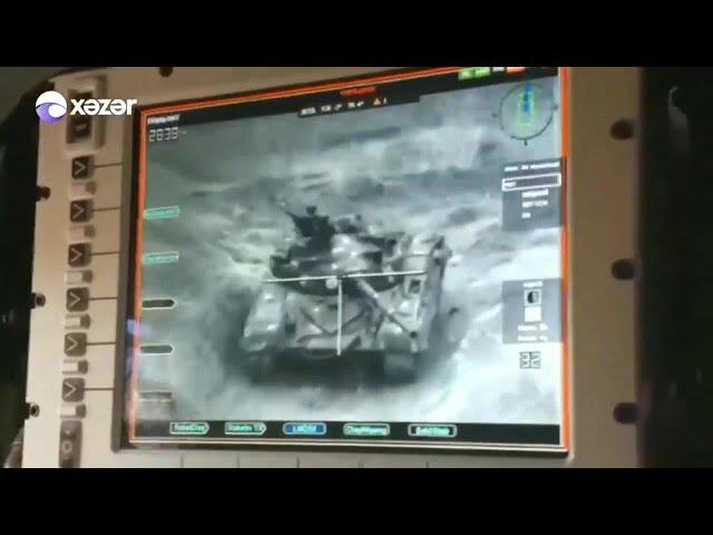 Spike LR ATGM of Azerbaijan Army in action