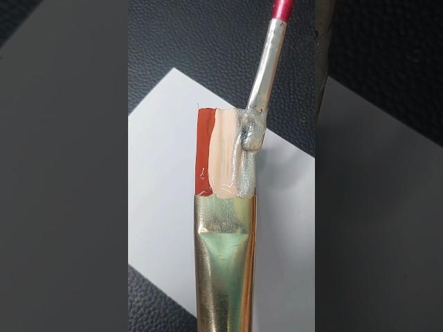 Lets paint the paper with big brush and color! #satisfying #ddfactor #colorart